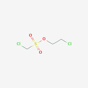 molecular formula C3H6Cl2O3S B13835449 2-Chloroethyl chloromethanesulfonate CAS No. 41239-85-4