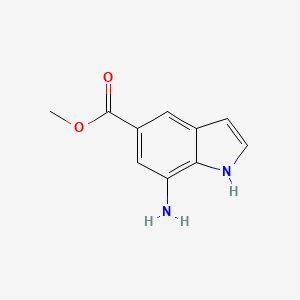 7-Aminoindole-5-carboxylic acid methyl ester