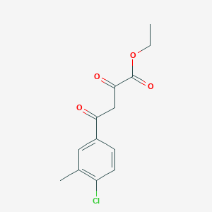 Ethyl 4-(4-chloro-3-methylphenyl)-2,4-dioxobutanoate