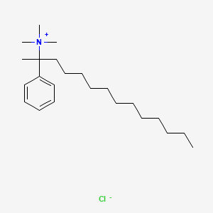 N,N,N-Trimethyl-2-phenyltetradecan-2-aminium chloride