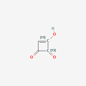 3-hydroxy(2,3-13C2)cyclobut-3-ene-1,2-dione