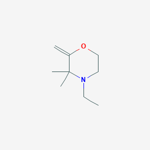 Morpholine,4-ethyl-3,3-dimethyl-2-methylene-