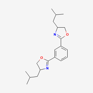 (4R,4'R)-2,2'-(1,3-Phenylene)bis[4,5-dihydro-4-(2-methylpropyl)oxazole]