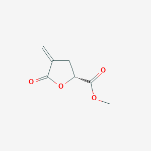 2-Furancarboxylicacid,tetrahydro-2-methyl-4-methylene-5-oxo-,(2R)-(9CI)