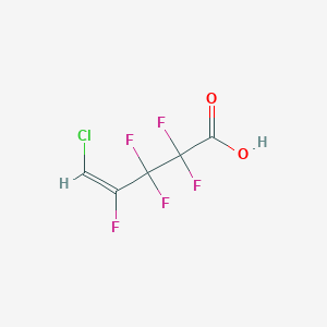 (E)-5-chloro-2,2,3,3,4-pentafluoropent-4-enoic acid