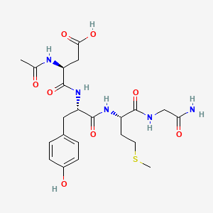 molecular formula C22H31N5O8S B13835603 Ac-Asp-Tyr-Met-Gly-NH2 