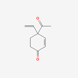 4-Acetyl-4-ethenylcyclohex-2-en-1-one