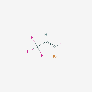 molecular formula C3HBrF4 B13835628 (Z)-1-bromo-1,3,3,3-tetrafluoroprop-1-ene 