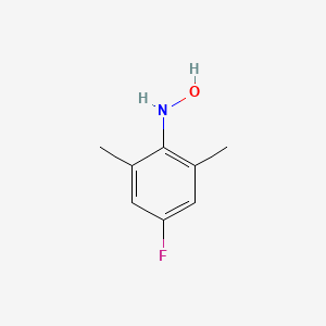 molecular formula C8H10FNO B13835654 4-Fluoro-N-hydroxy-2,6-dimethylaniline CAS No. 478976-70-4