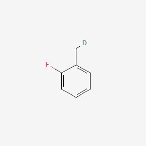 molecular formula C7H7F B13835678 1-(Deuteriomethyl)-2-fluorobenzene 