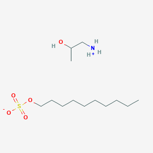 molecular formula C13H31NO5S B13835708 (2-Hydroxypropyl)ammonium decyl sulfate 