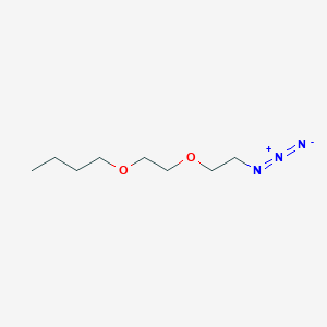 molecular formula C8H17N3O2 B1383571 1-(2-(2-Azidoethoxy)ethoxy)butane CAS No. 1257585-54-8