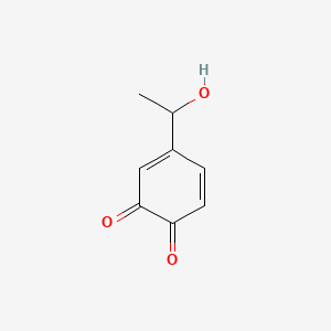 4-(1-Hydroxyethyl)cyclohexa-3,5-diene-1,2-dione