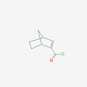 molecular formula C8H9ClO B13835773 Bicyclo[2.2.1]hept-2-ene-2-carbonyl chloride CAS No. 343629-30-1