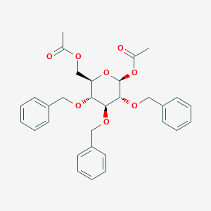 molecular formula C31H34O8 B13835778 1,6-DI-O-Acetyl-2,3,4-tri-O-benzyl-alpha,beta-D-glucopyranose 