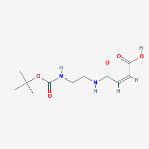 (Z)-4-[2-[(2-methylpropan-2-yl)oxycarbonylamino]ethylamino]-4-oxobut-2-enoic acid