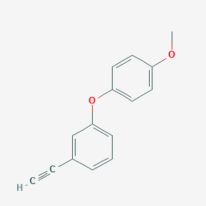 B138358 1-Ethynyl-3-(4-methoxyphenoxy)-benzene CAS No. 141580-94-1