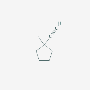 molecular formula C8H12 B1383581 1-乙炔基-1-甲基环戊烷 CAS No. 28509-11-7