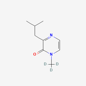 molecular formula C9H14N2O B13835817 3-Isobutyl-1-methyl-d3-2-pyrazinone 