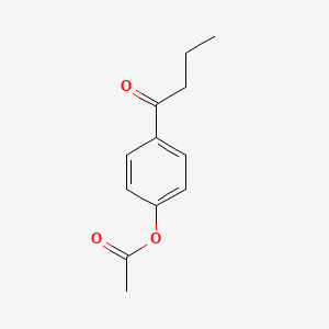 molecular formula C12H14O3 B13835830 4-Butyrylphenyl acetate 