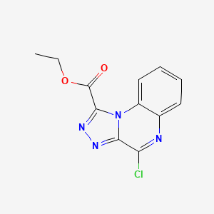 Ethyl 4-chloro-[1,2,4]triazolo[4,3-a]quinoxaline-1-carboxylate