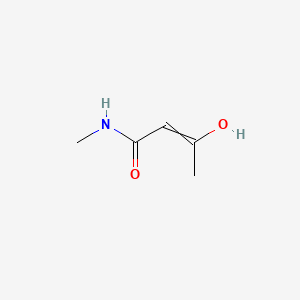 molecular formula C5H9NO2 B13835887 2-Butenamide, 3-hydroxy-N-methyl- 