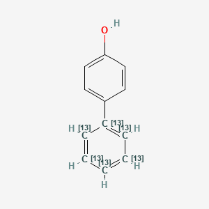 molecular formula C12H10O B13835960 4-Phenylphenol-13C6 