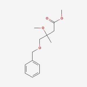 3-Methyl-3-methyloxy-4-benzyloxy-butanoic Acid Methyl Ester