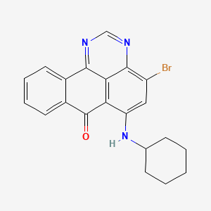 4-bromo-6-(cyclohexylamino)-7H-benzo[e]perimidin-7-one