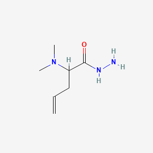 molecular formula C7H15N3O B13835987 2-(Dimethylamino)pent-4-enehydrazide 