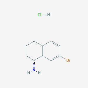 molecular formula C10H13BrClN B1383603 (R)-7-溴代-1,2,3,4-四氢萘-1-胺盐酸盐 CAS No. 789490-65-9