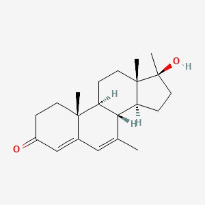 molecular formula C21H30O2 B13836032 17b-Hydroxy-7,17-dimethylandrosta-4,6-dien-3-one 