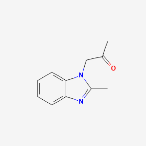 1-(2-Methyl-1H-benzo[d]imidazol-1-yl)propan-2-one