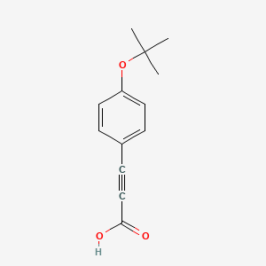 3-[4-(Tert-butoxy)phenyl]prop-2-ynoic acid