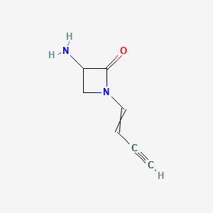 3-Amino-1-but-1-en-3-ynylazetidin-2-one