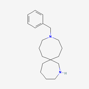 molecular formula C19H30N2 B1383609 11-苄基-2,11-二氮杂螺[6.7]十四烷 CAS No. 1445951-65-4