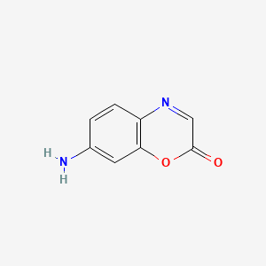 molecular formula C8H6N2O2 B13836098 7-Amino-1,4-benzoxazin-2-one 