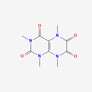 2,4,6,7(1H,3H)-Pteridinetetrone, 5,8-dihydro-1,3,5,8-tetramethyl-