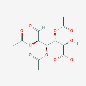 molecular formula C13H18O10 B13836140 methyl-2,3,4-tri-O-acetylglucuronate CAS No. 77668-10-1