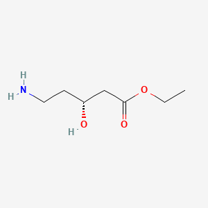 (R)-ethyl 5-amino-3-hydroxypentanoate