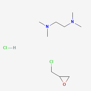 2-(chloromethyl)oxirane;N,N,N',N'-tetramethylethane-1,2-diamine;hydrochloride