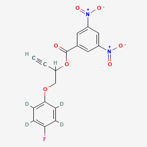 1-(4-Fluorophenoxy-d4)-2-(3,5-dinitrobenzoate)3-butyn-2-ol