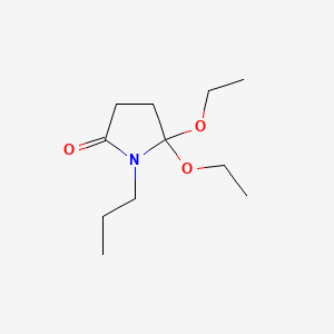 2-Pyrrolidinone, 5,5-diethoxy-1-propyl-