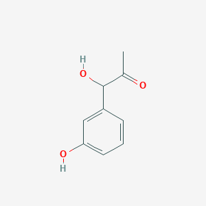 molecular formula C9H10O3 B13836252 1-Hydroxy-1-(3-hydroxyphenyl)propan-2-one 