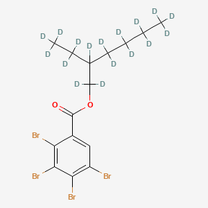 molecular formula C15H18Br4O2 B13836253 2-Ethylhexyl 2,3,4,5-Tetrabromobenzoate-d17 