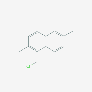 molecular formula C13H13Cl B1383632 1-(氯甲基)-2,6-二甲基萘 CAS No. 107517-28-2