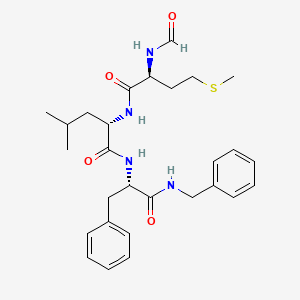 molecular formula C28H38N4O4S B13836329 N-Formyl-Met-Leu-Phe benzylamide 