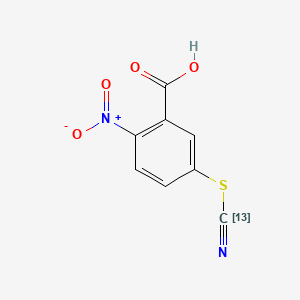 5-(azanylidyne(113C)methylsulfanyl)-2-nitrobenzoic acid