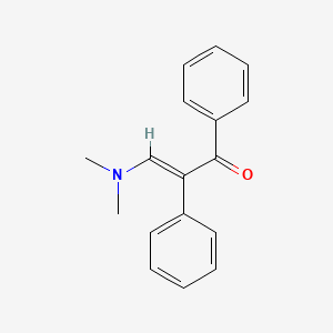 molecular formula C17H17NO B13836376 (E)-3-(dimethylamino)-1,2-diphenylprop-2-en-1-one 