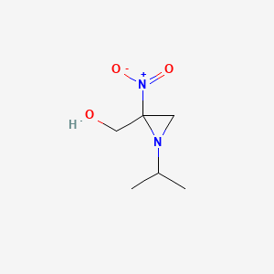 molecular formula C6H12N2O3 B13836384 (2-Nitro-1-propan-2-ylaziridin-2-yl)methanol 